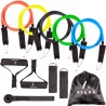 Set de 11 Ligas de Resistencia Ayara Fitness SET11 Multicolor